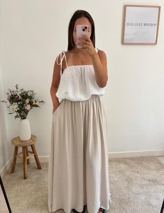 Jupe Anna beige