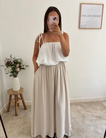 Jupe Anna beige