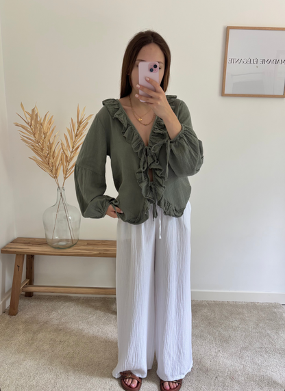 Blouse Louna kaki