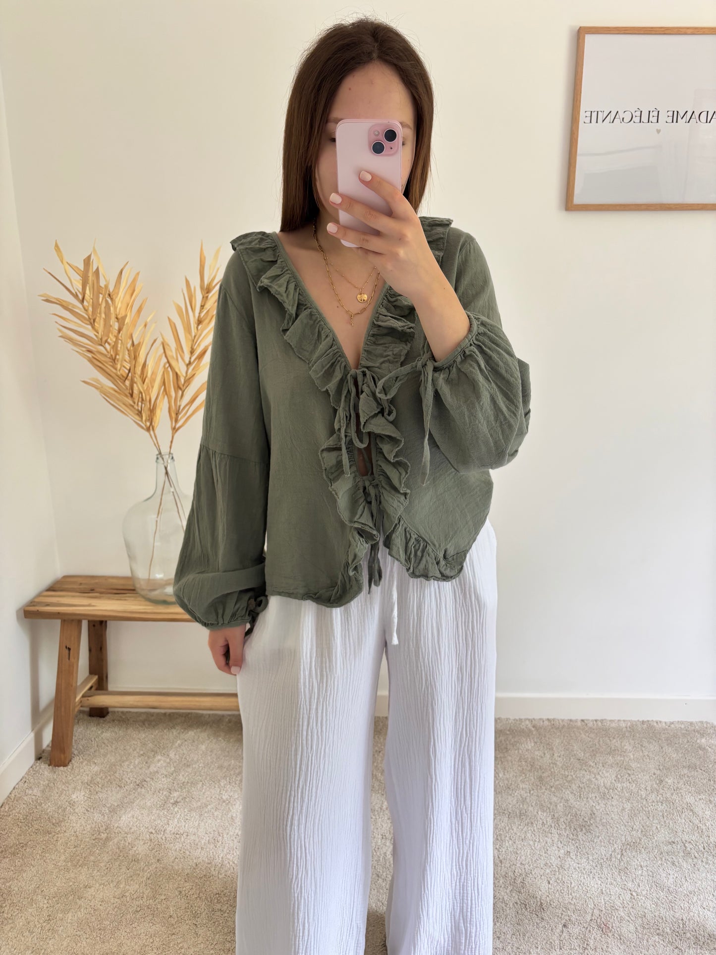 Blouse Louna kaki