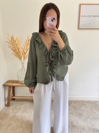 Blouse Louna kaki