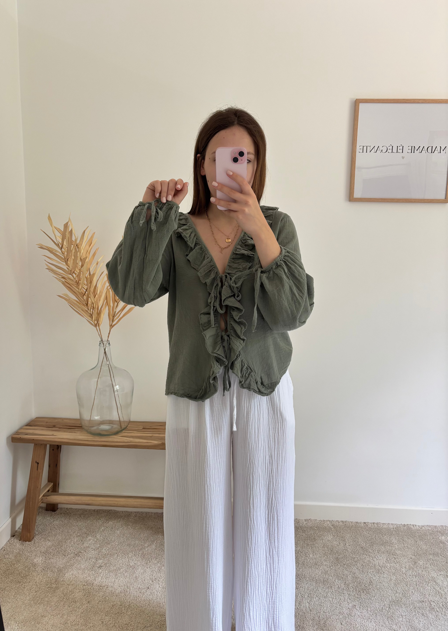 Blouse Louna kaki